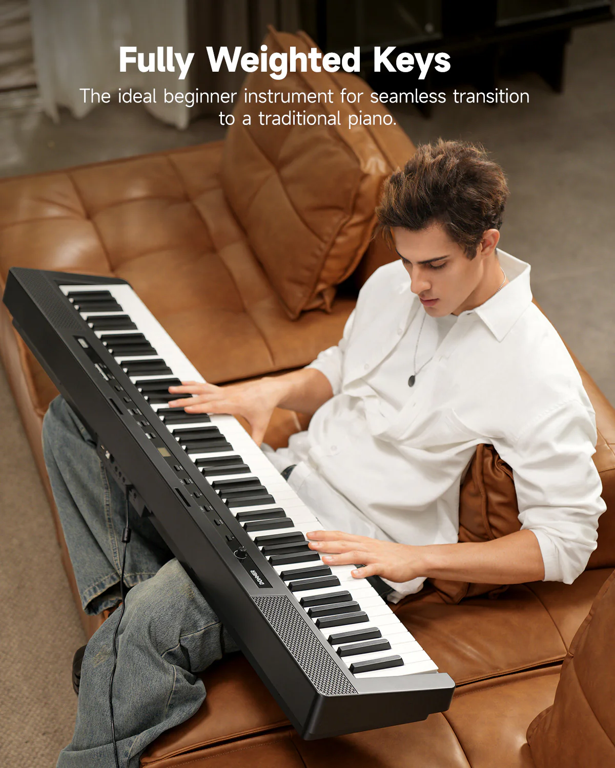 Donner DEP-16 Weighted Digital Piano with Dual-mode Bluetooth - Image 13