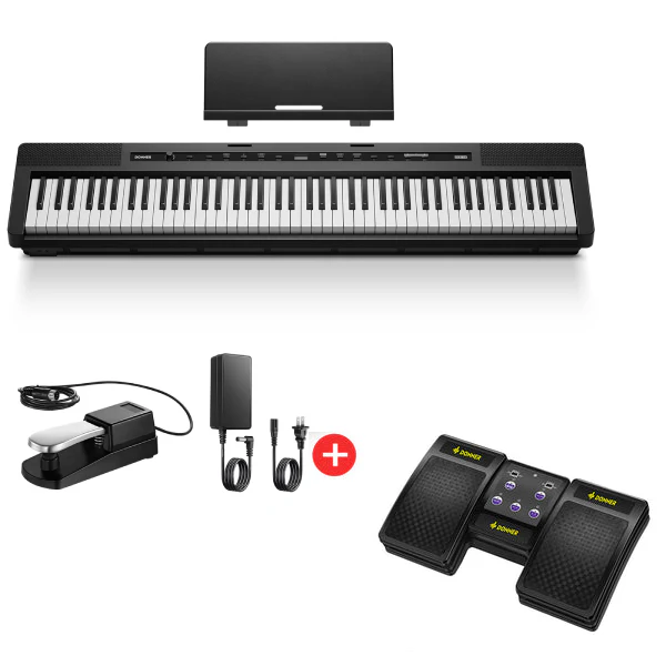 Donner DEP-16 Weighted Digital Piano with Dual-mode Bluetooth - Image 36