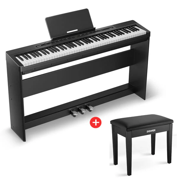 Donner DEP-16 Weighted Digital Piano with Dual-mode Bluetooth - Image 7