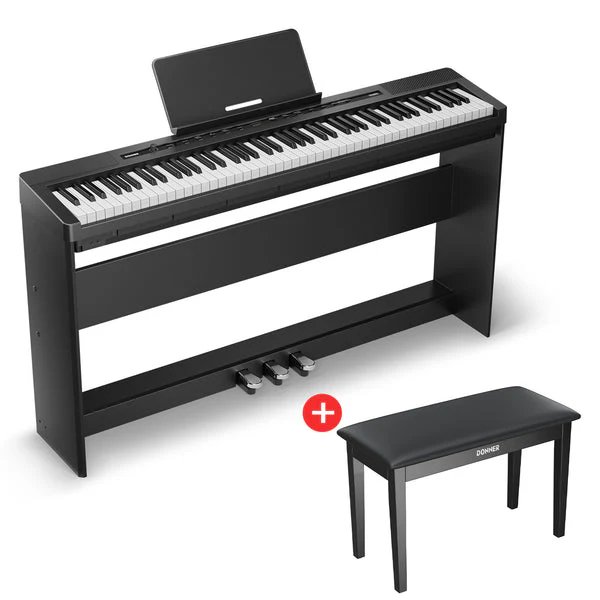 Donner DEP-16 Weighted Digital Piano with Dual-mode Bluetooth - Image 8