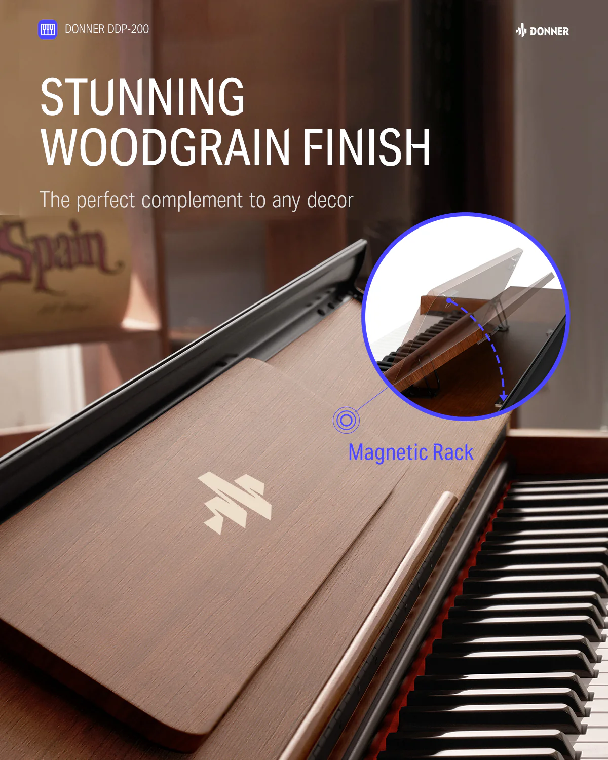 Donner DDP-200 Graded Hammer Action Digital Piano - Image 18