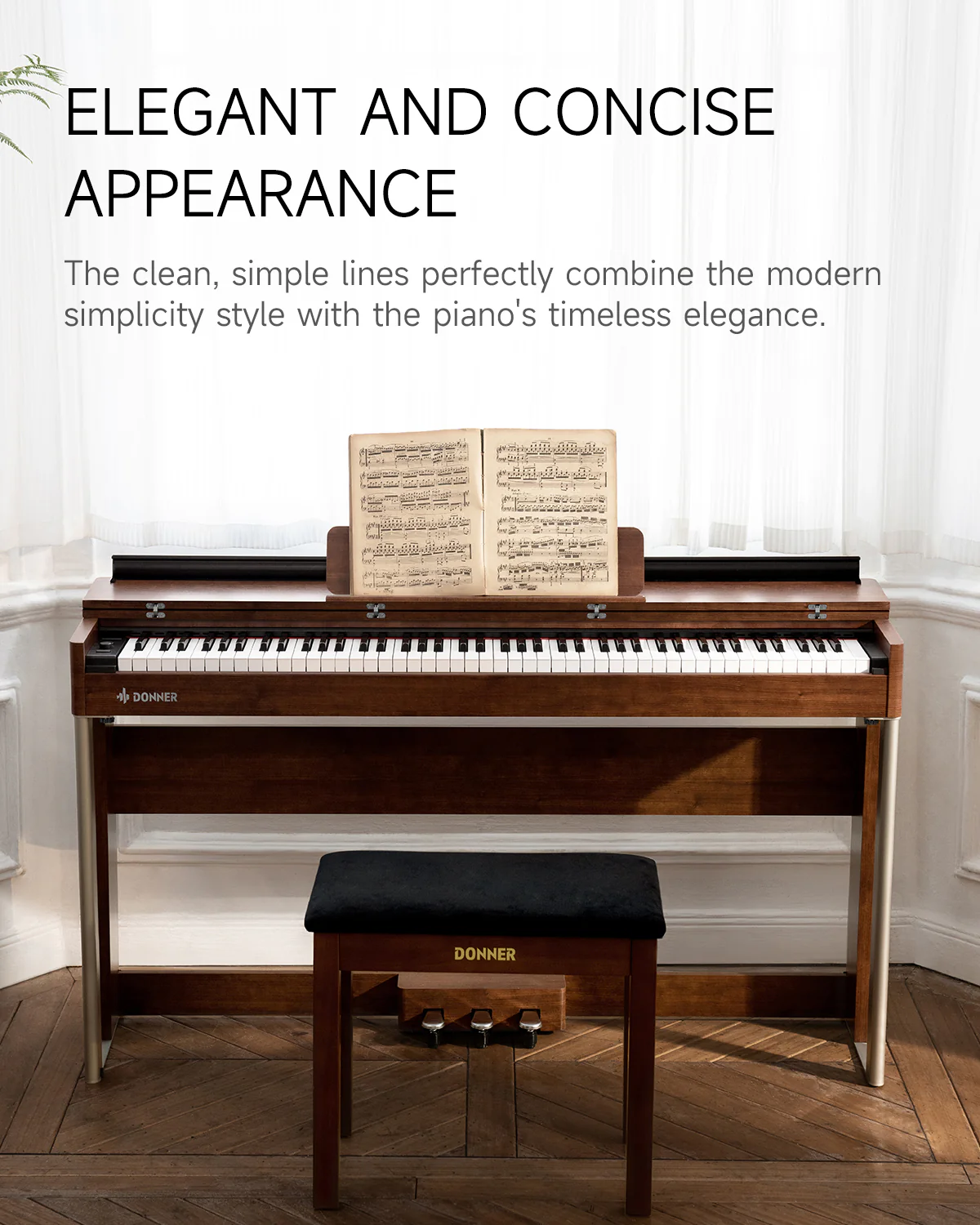 Donner DDP-200 Graded Hammer Action Digital Piano - Image 27