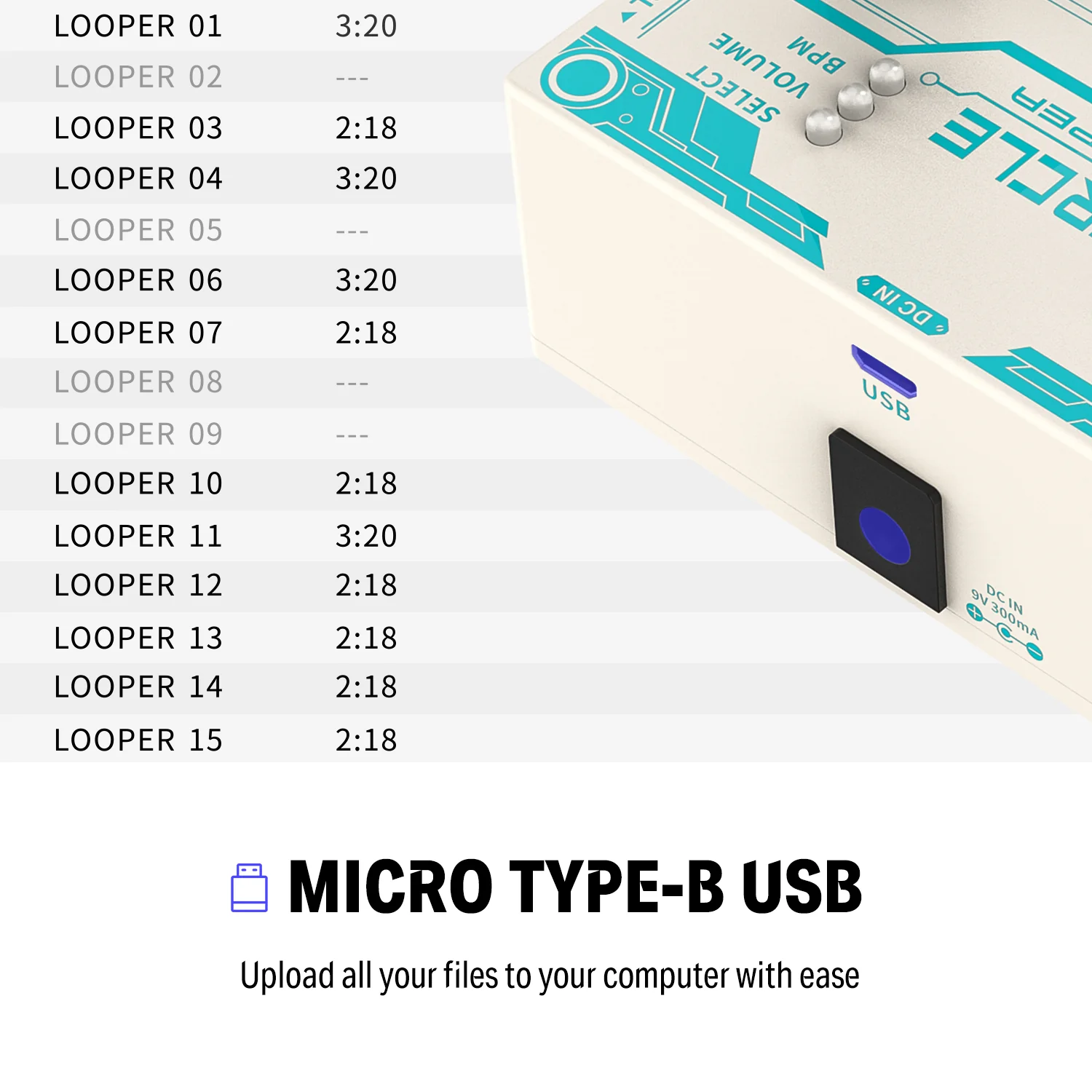 Donner Circle Looper Guitar Pedal - Image 5