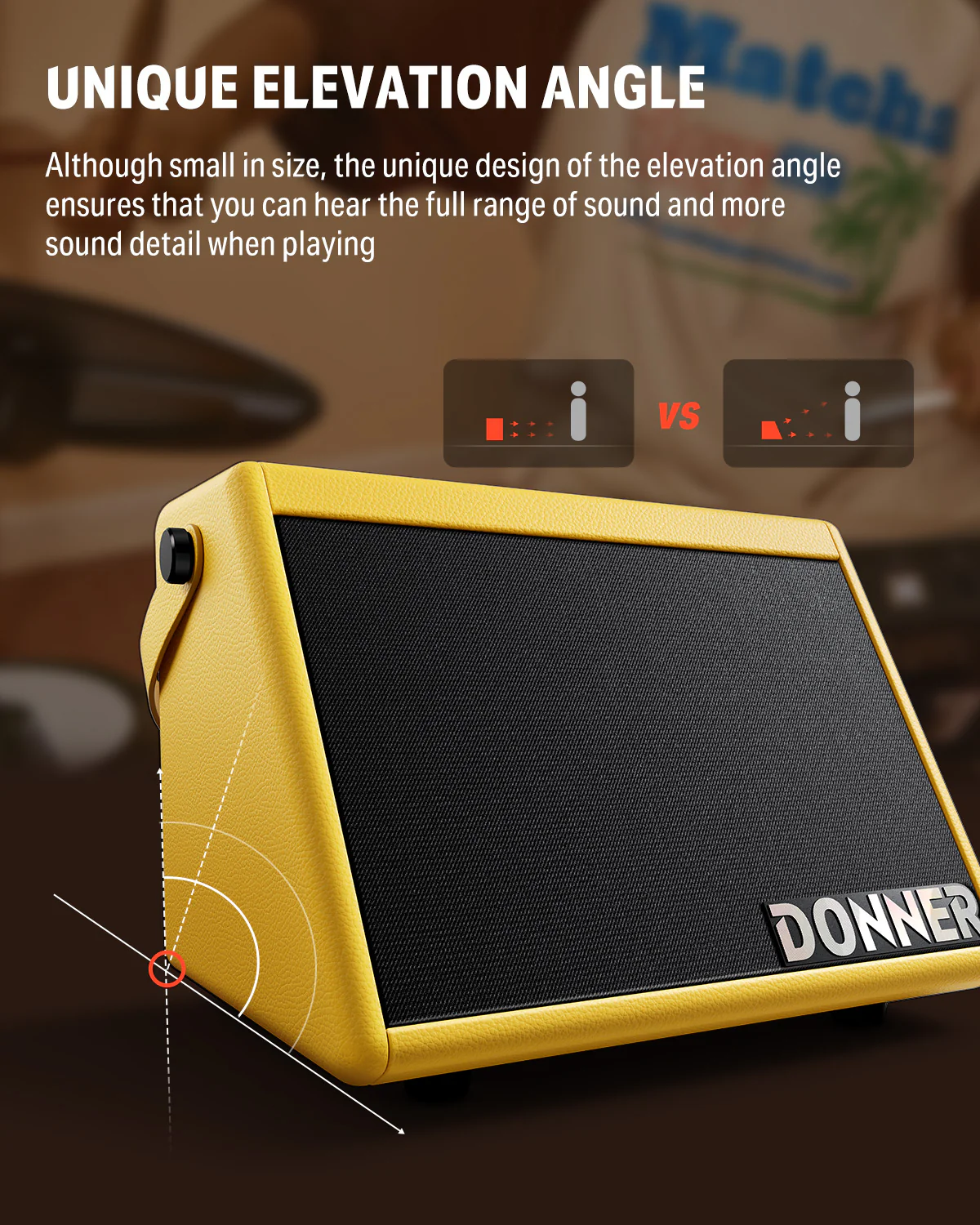 Donner DDA-20 Electric Drum Amplifier - Image 11