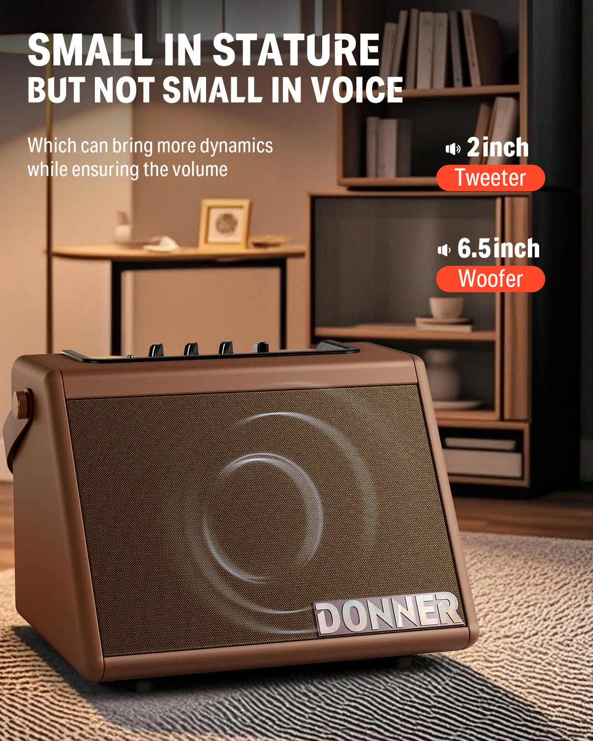 Donner DDA-20 Electric Drum Amplifier - Image 8