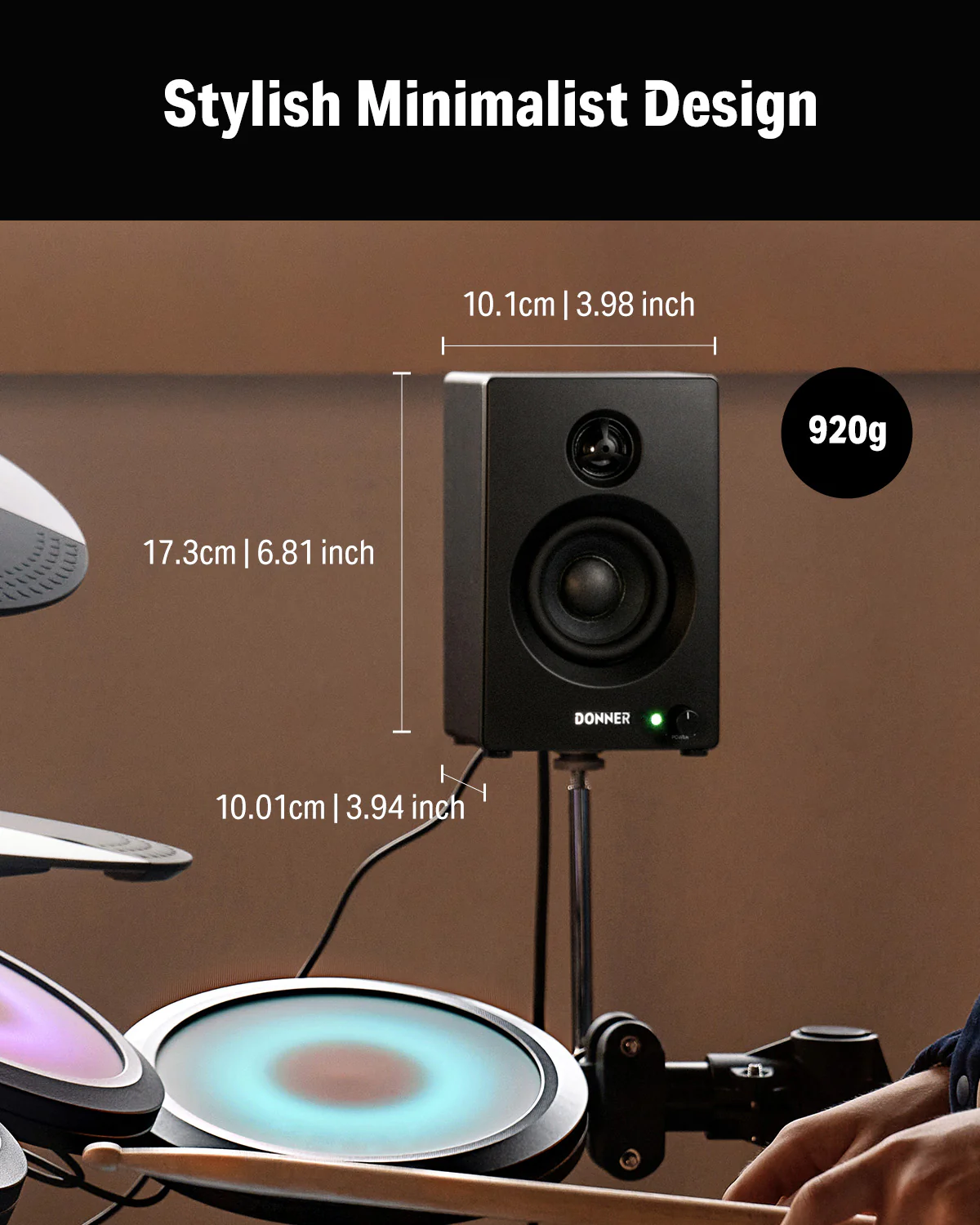 Donner  DDA-20SE Drum Monitor Speaker - Image 6