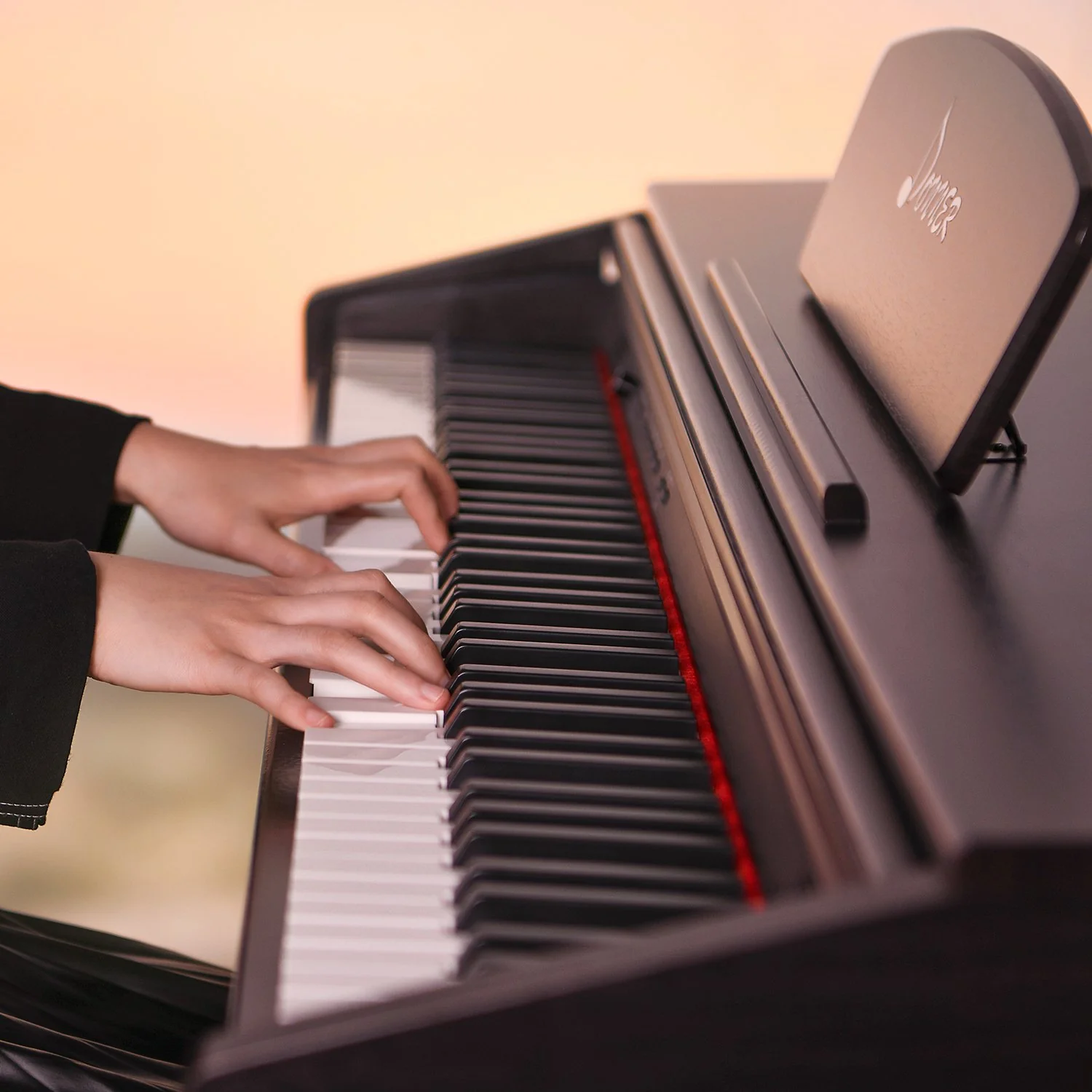 Donner DDP-300 88-Key Graded Hammer-Action Weighted Upright Digital Piano with Bluetooth - Image 10