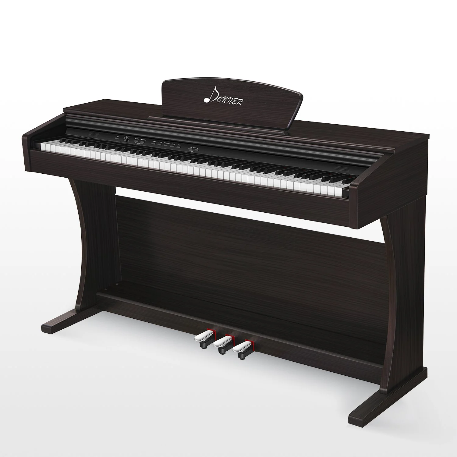 Donner DDP-300 88-Key Graded Hammer-Action Weighted Upright Digital Piano with Bluetooth - Image 9