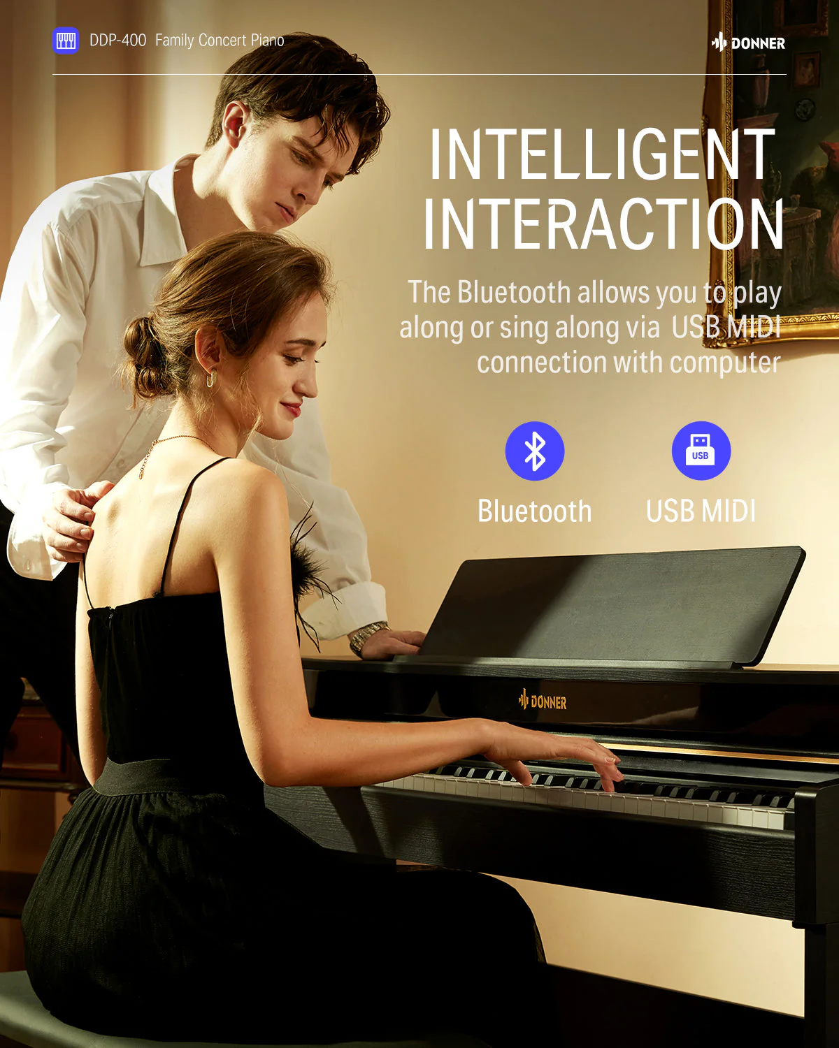 Donner DDP-400 Professional Digital Piano - Image 7