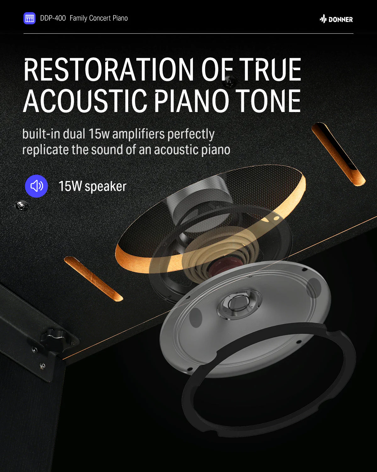 Donner DDP-400 Professional Digital Piano - Image 9