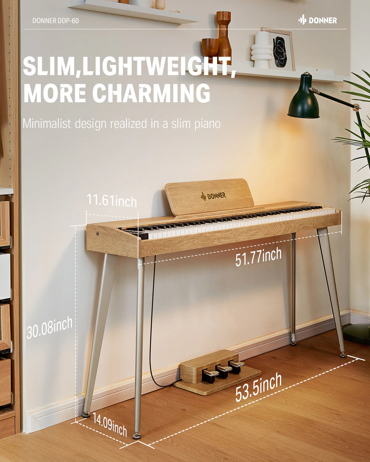 Donner DDP-60 Semi-Weighted Digital Piano - Image 22