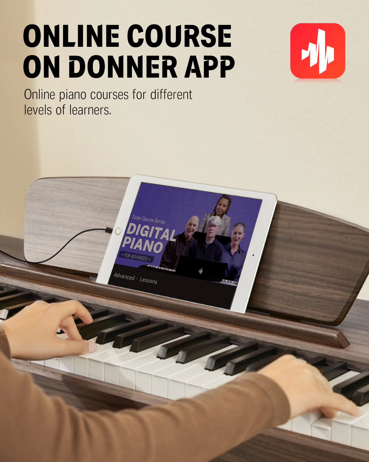 Donner DDP-80 Wooden Digital Piano - Image 28
