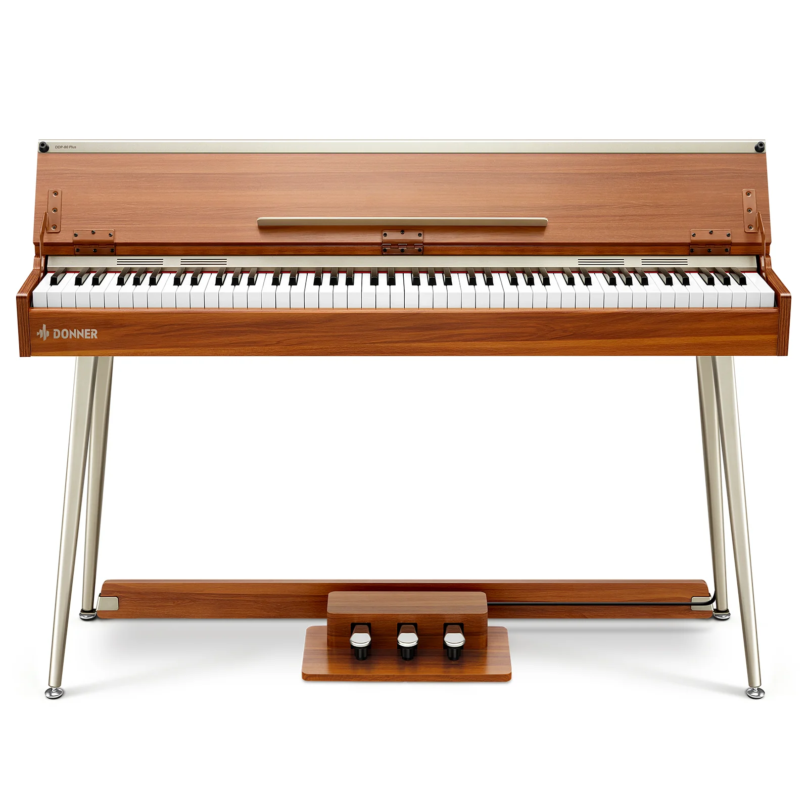 Donner DDP-80 PLUS Digital Piano with Semi-open Cover - Image 9