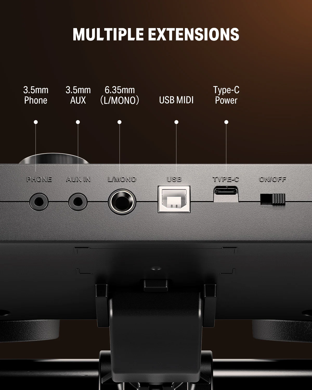 Donner DED-70L Electronic Drum Set with LED Light - Image 11