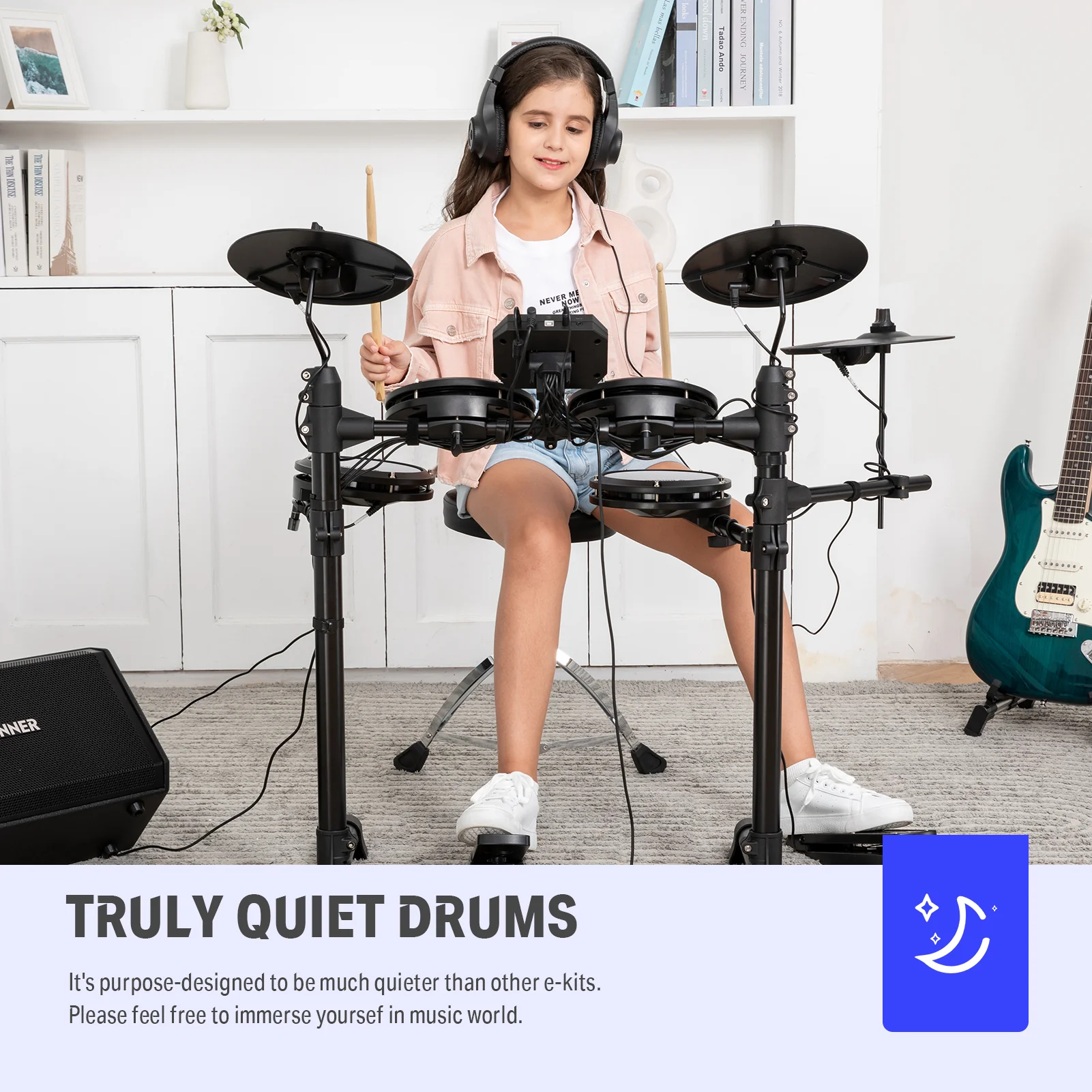 Donner DED-80 Budget Electronic Drum Kit - Image 8