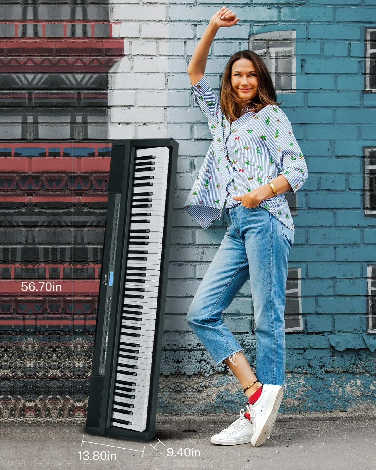 Donner DEP-20 Weighted Digital Piano with Stand - Image 23