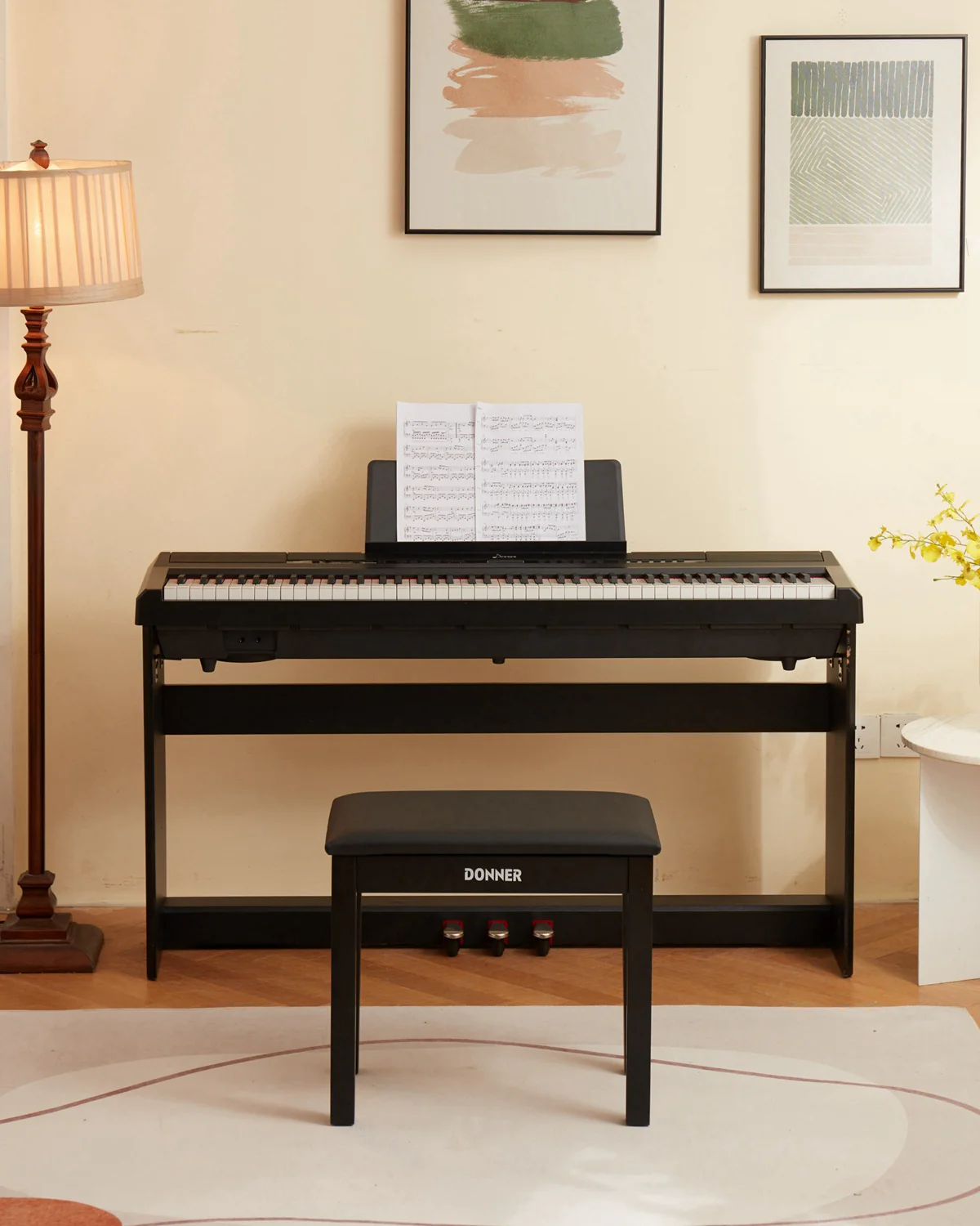 Donner DEP-20 Weighted Digital Piano with Stand - Image 24