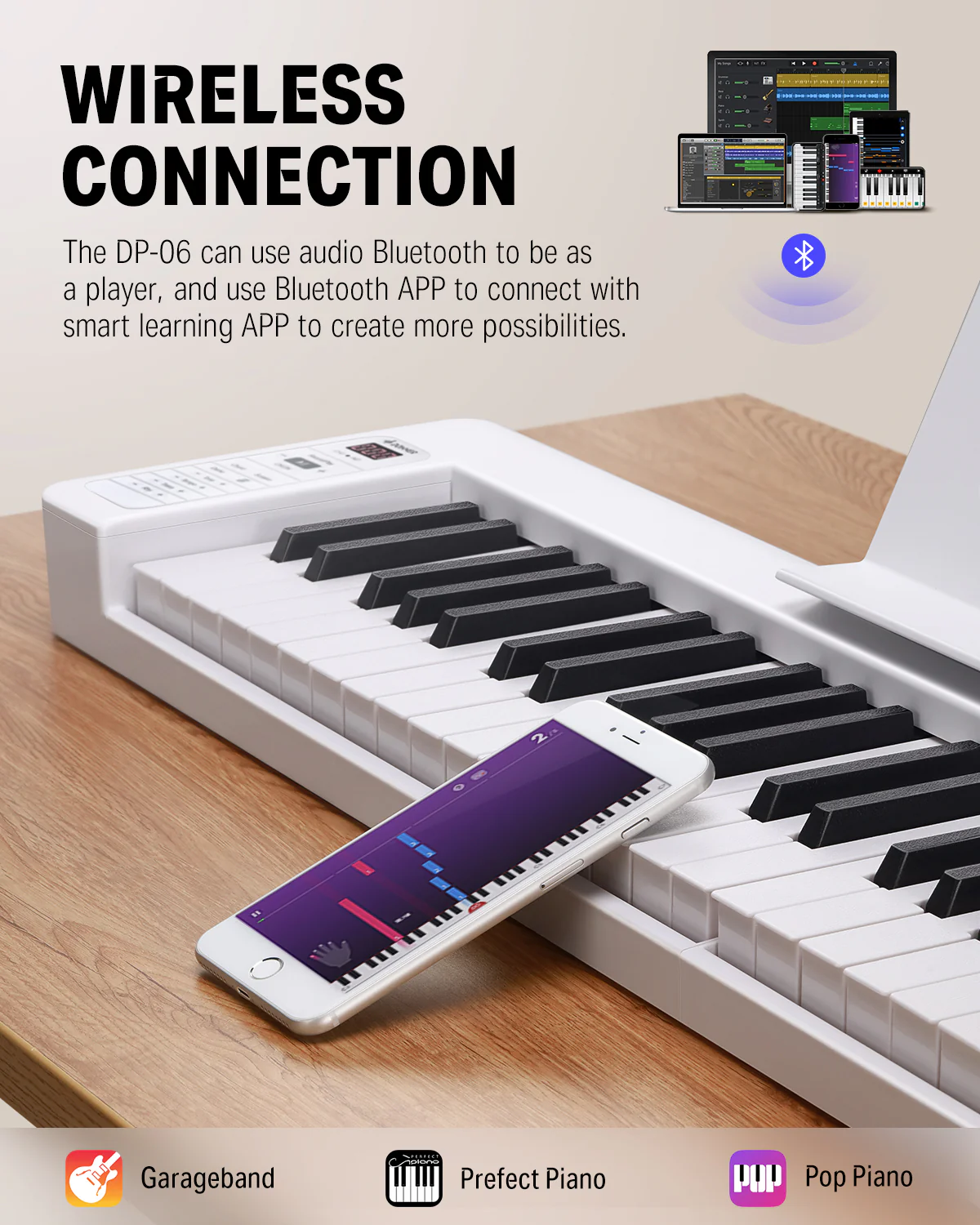 Donner DP-06 61Keys Digital Keyboard - Image 5
