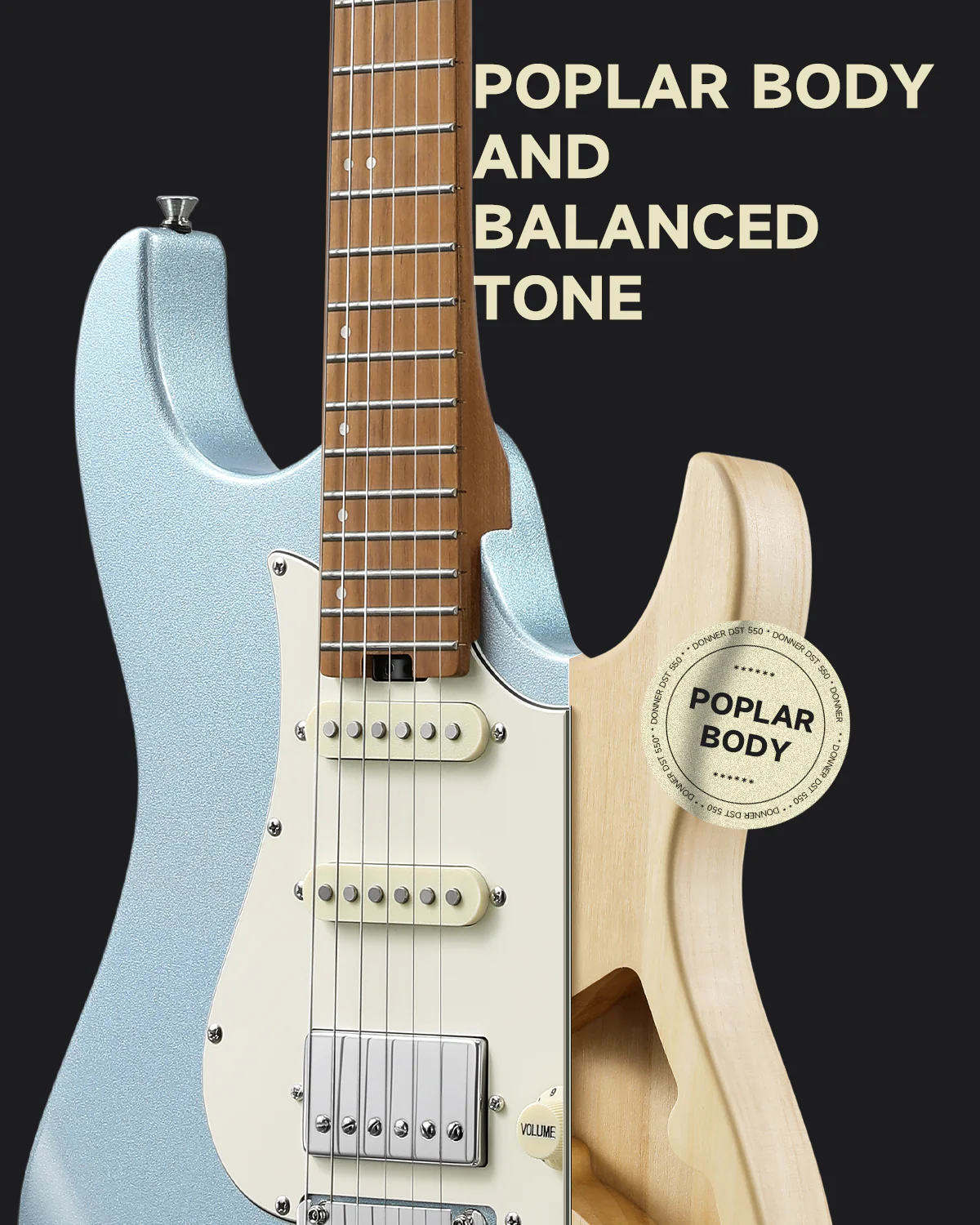 Donner DST-550 Electric Guitar - Image 6