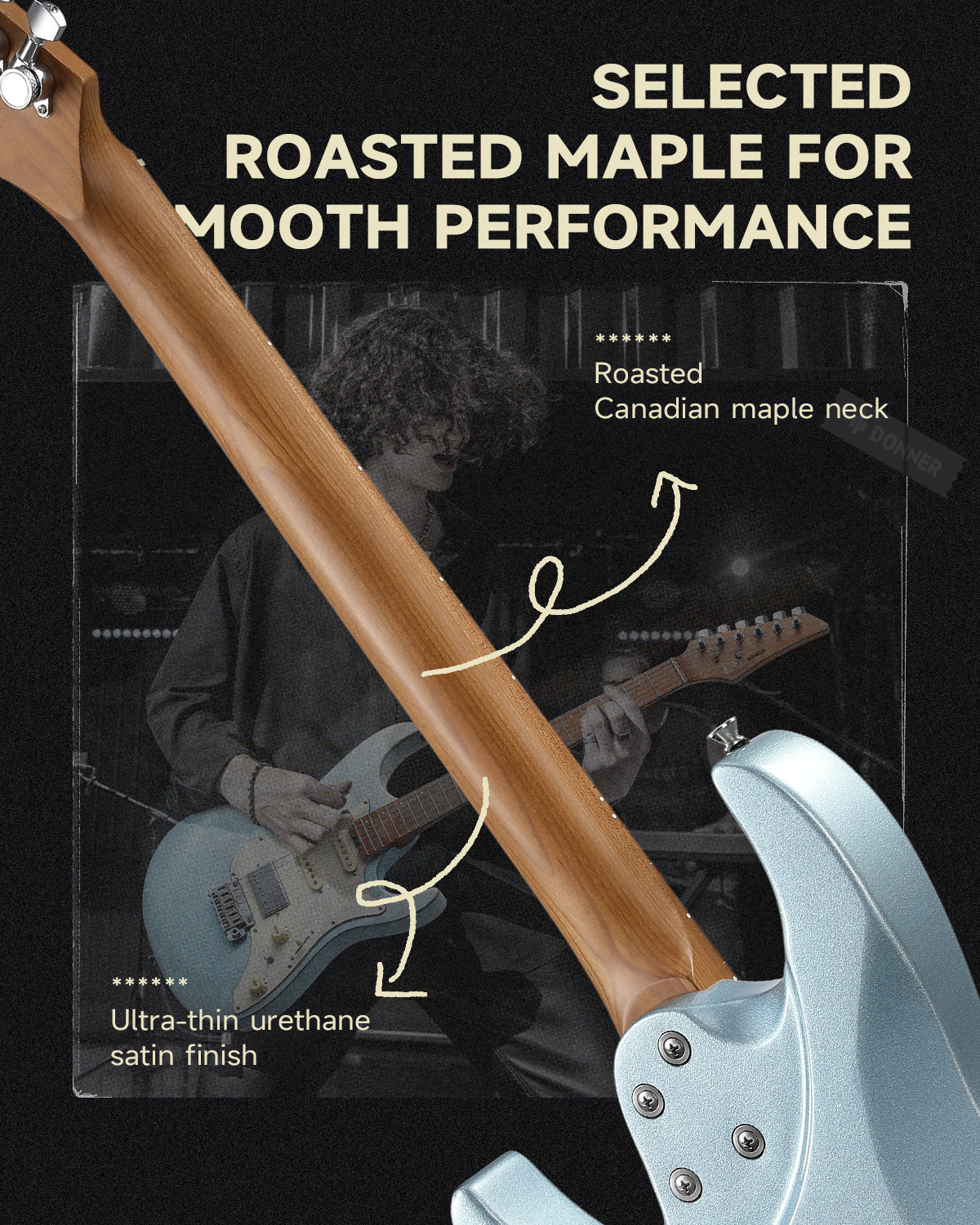 Donner DST-550 Electric Guitar - Image 9