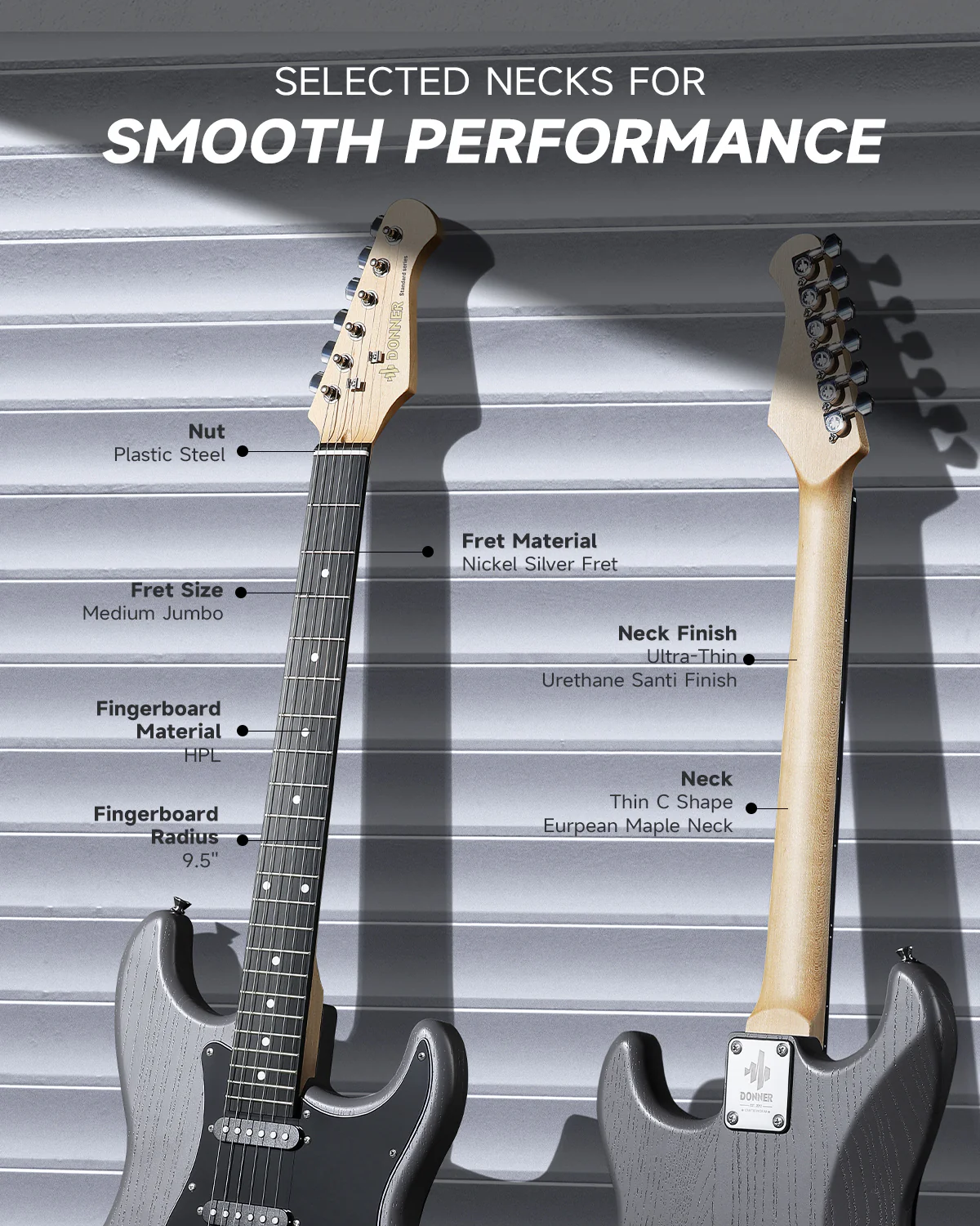 Donner DST-80 Beginner Electric Guitar - Image 21