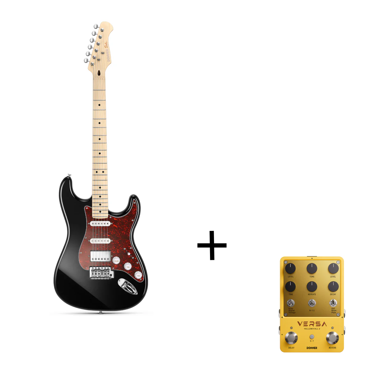 Donner DST-152 HSS with Coil Split Electric Guitar Kit - Image 12