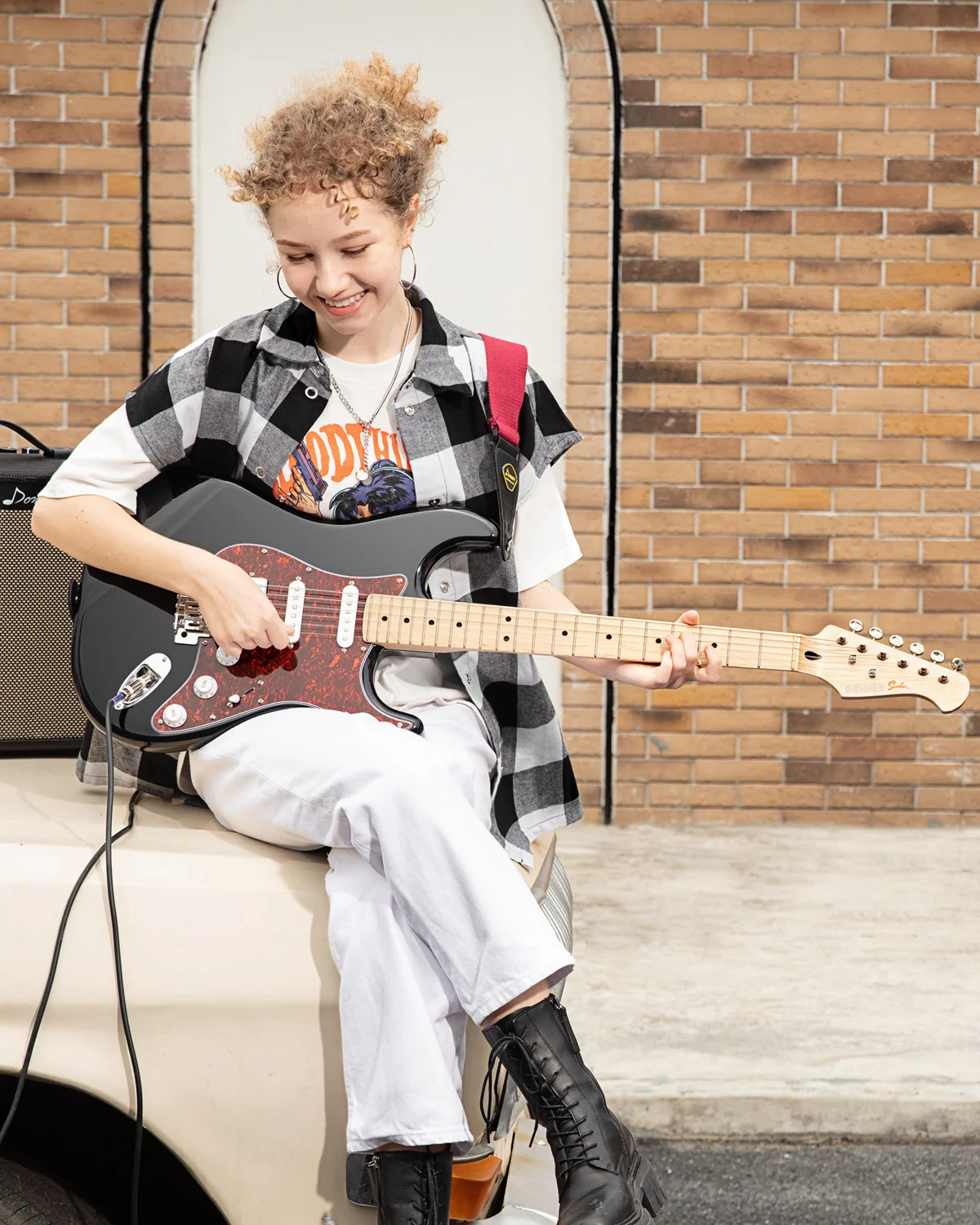 Donner DST-152 HSS with Coil Split Electric Guitar Kit - Image 21