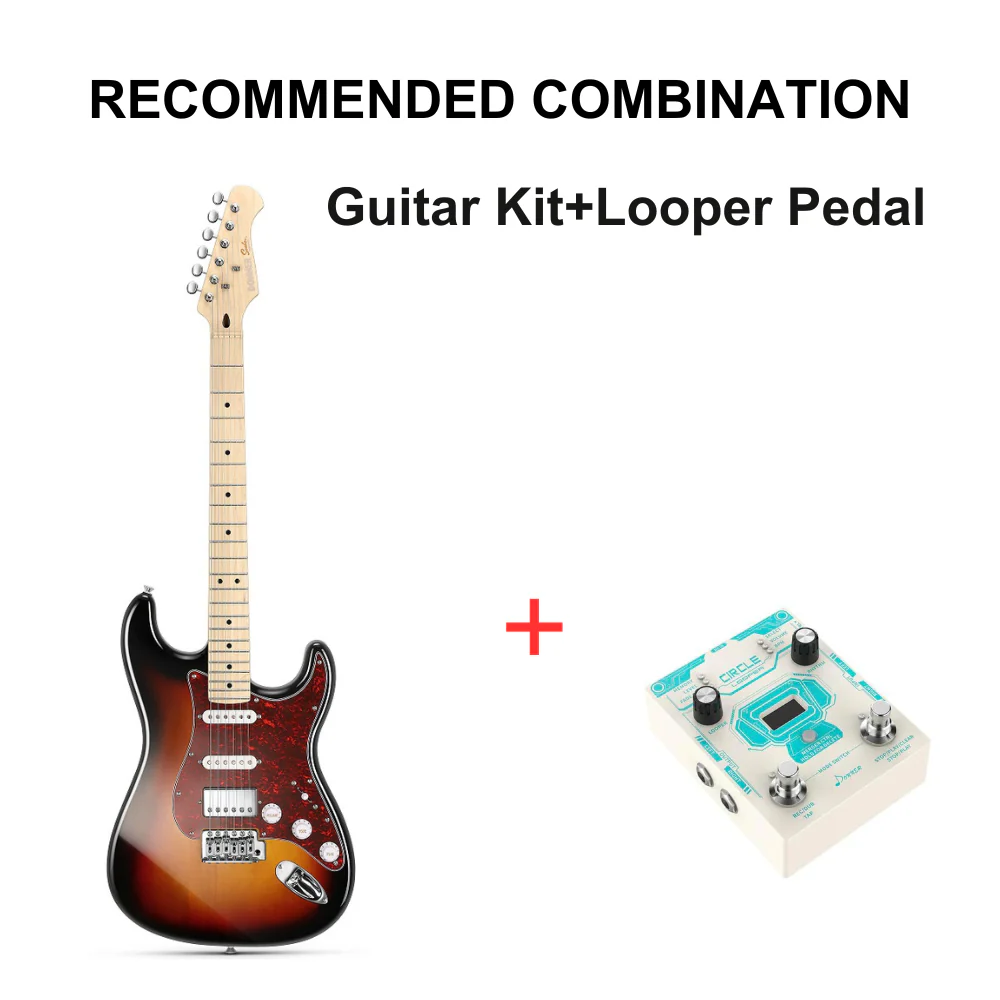 Donner DST-152 HSS with Coil Split Electric Guitar Kit - Image 8