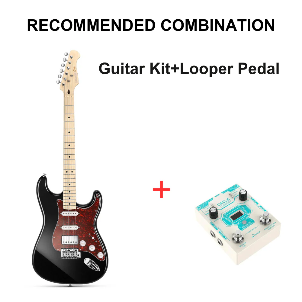 Donner DST-152 HSS with Coil Split Electric Guitar Kit - Image 9
