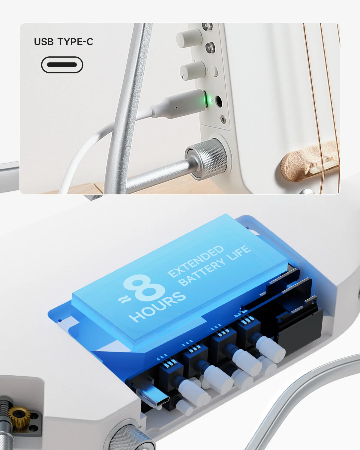 Donner HUSH™ I PRO Acoustic-Electric Travel Guitar - Image 25