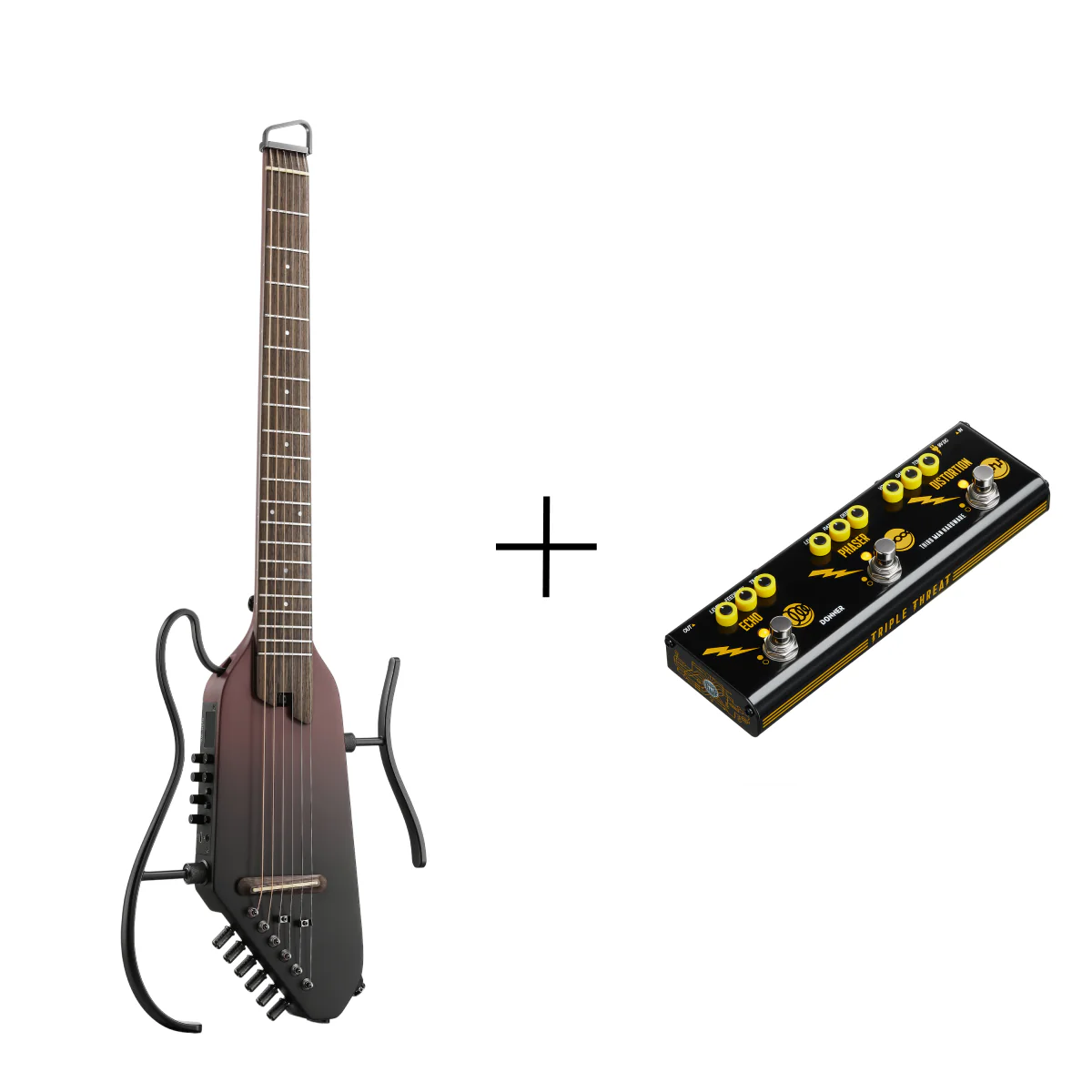 Donner HUSH™ I PRO Acoustic-Electric Travel Guitar - Image 45