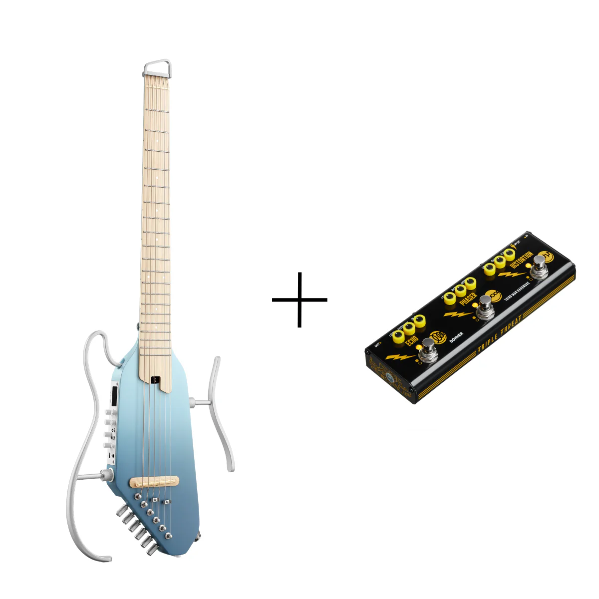 Donner HUSH™ I PRO Acoustic-Electric Travel Guitar - Image 46