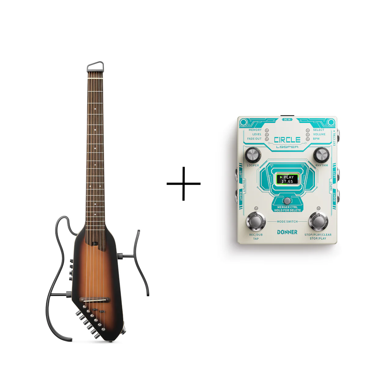 Donner HUSH™ I PRO Acoustic-Electric Travel Guitar - Image 48