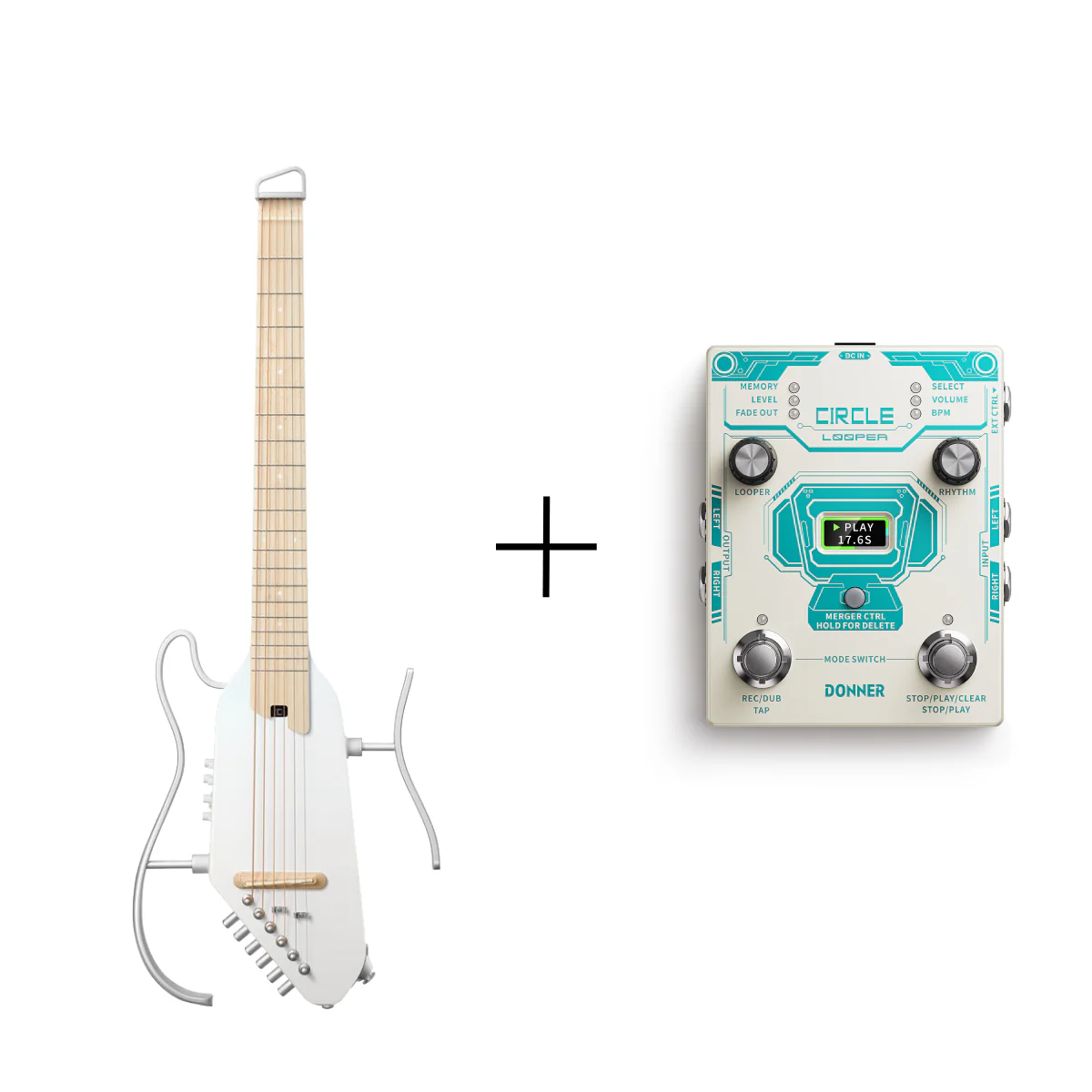 Donner HUSH™ I PRO Acoustic-Electric Travel Guitar - Image 49