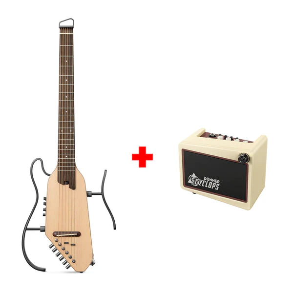 Donner HUSH™ I PRO Acoustic-Electric Travel Guitar - Image 5