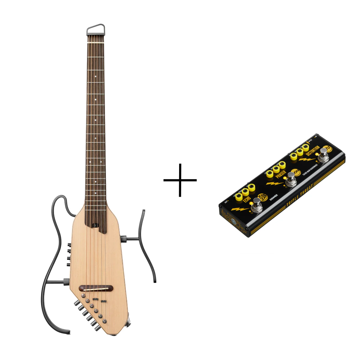 Donner HUSH™ I PRO Acoustic-Electric Travel Guitar - Image 50