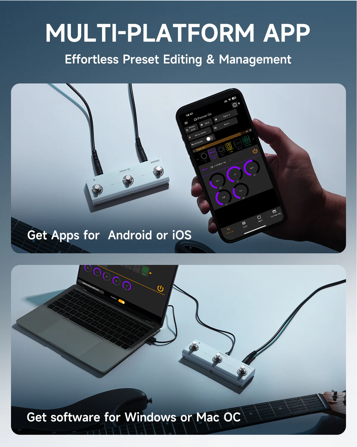 Donner Pocket Go Multi-Effects Processor Pedal - Image 10