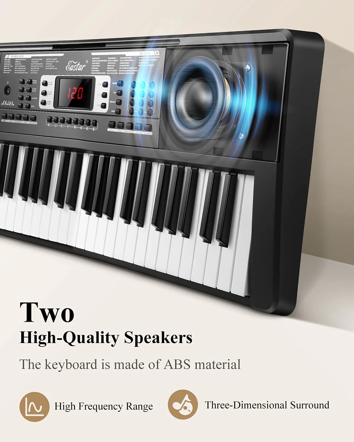 Eastar EK-54A Full-Size 54-Key Electronic  Keyboard Beginner’s Kit - Image 7