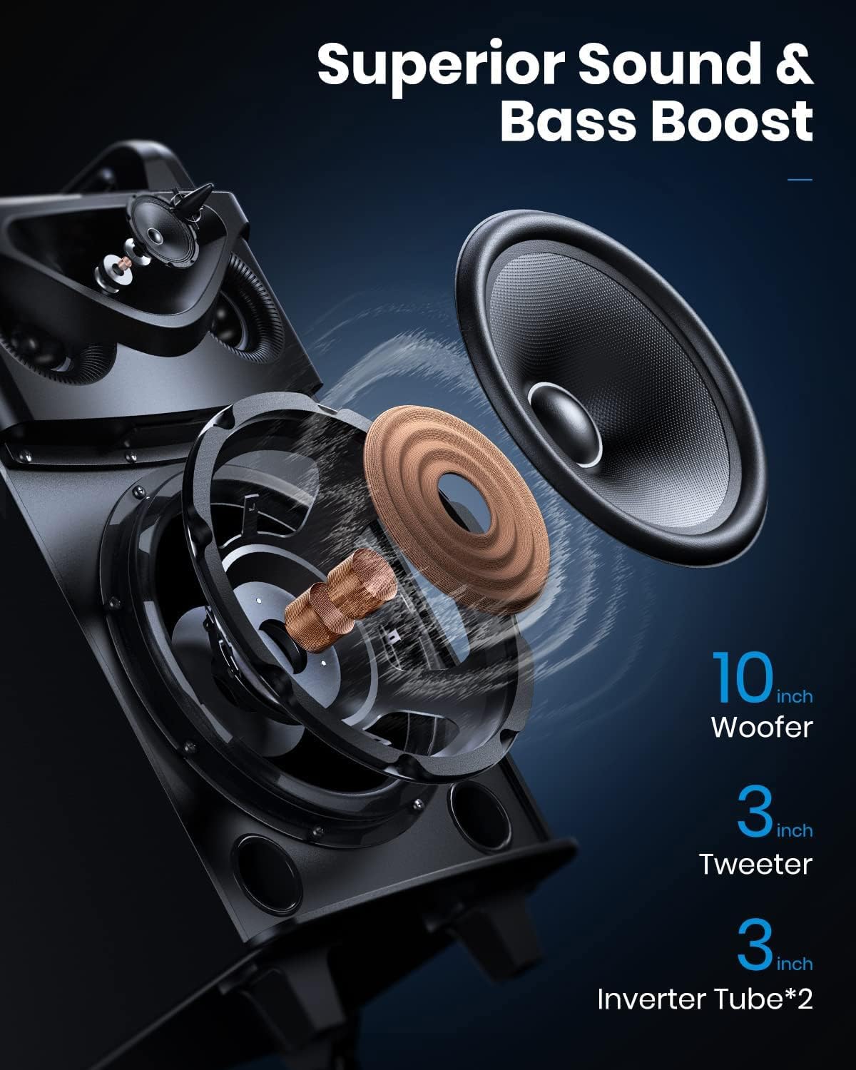 Moukey MTs10-2 Speaker - Image 4